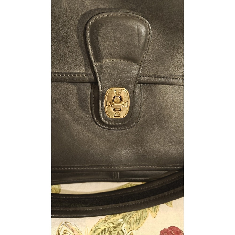 Vtg Coach Metropolitan Briefcase Bag 5180 Black Leather 1999 Devil Wears Prada 2 - Picture 12 of 16